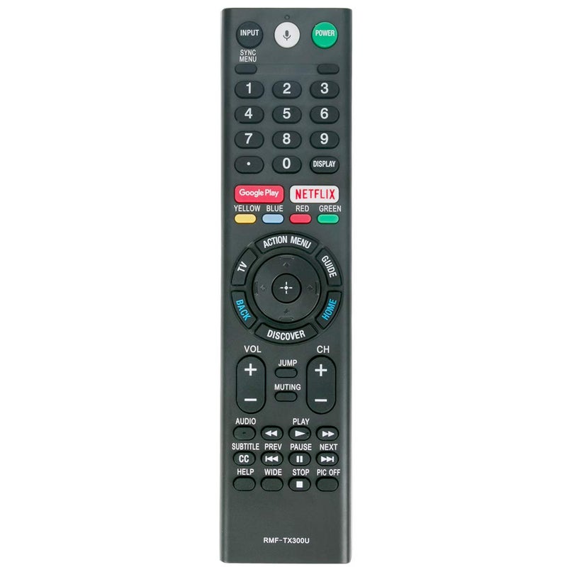 ZdalaMit RMF-TX300U Replacement Voice Remote Applicable for Sony TV XBR-43X800E XBR-49X800E XBR-55X800E XBR-65X850E XBR-75X850E XBR-55X806E XBR43X800E XBR49X800E XBR55X800E XBR65X850E XBR75X850E XBR55X806E - Image 1